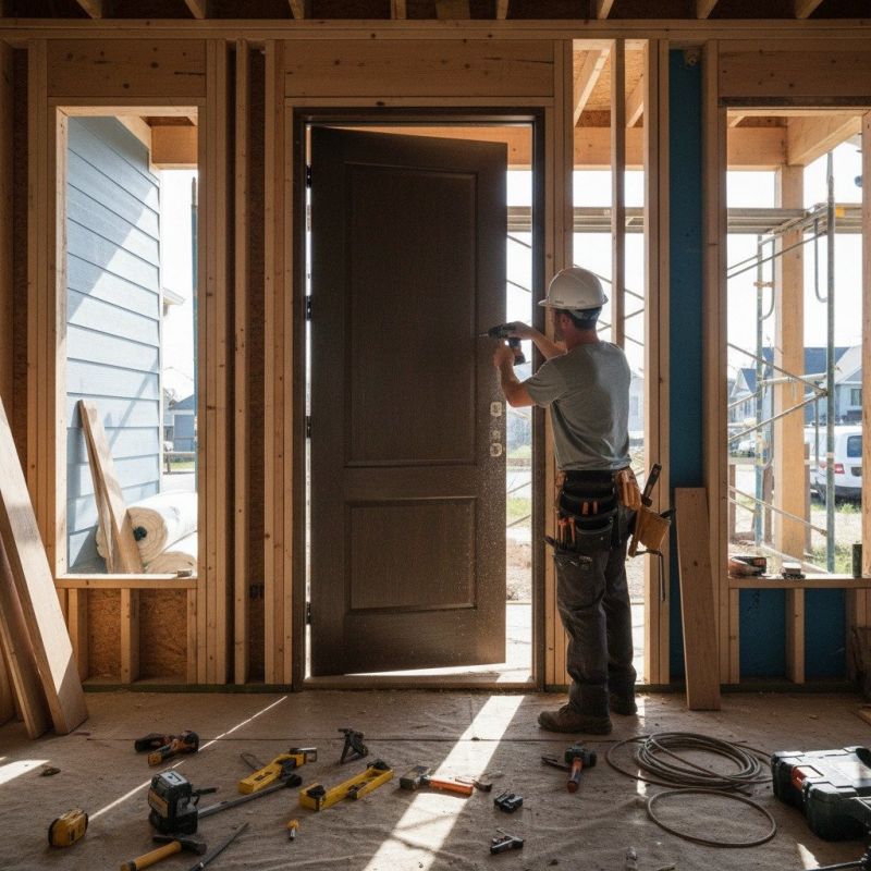 Front Door Installation detail