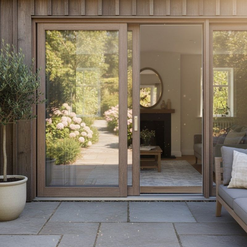 Wood Sliding Door Installation